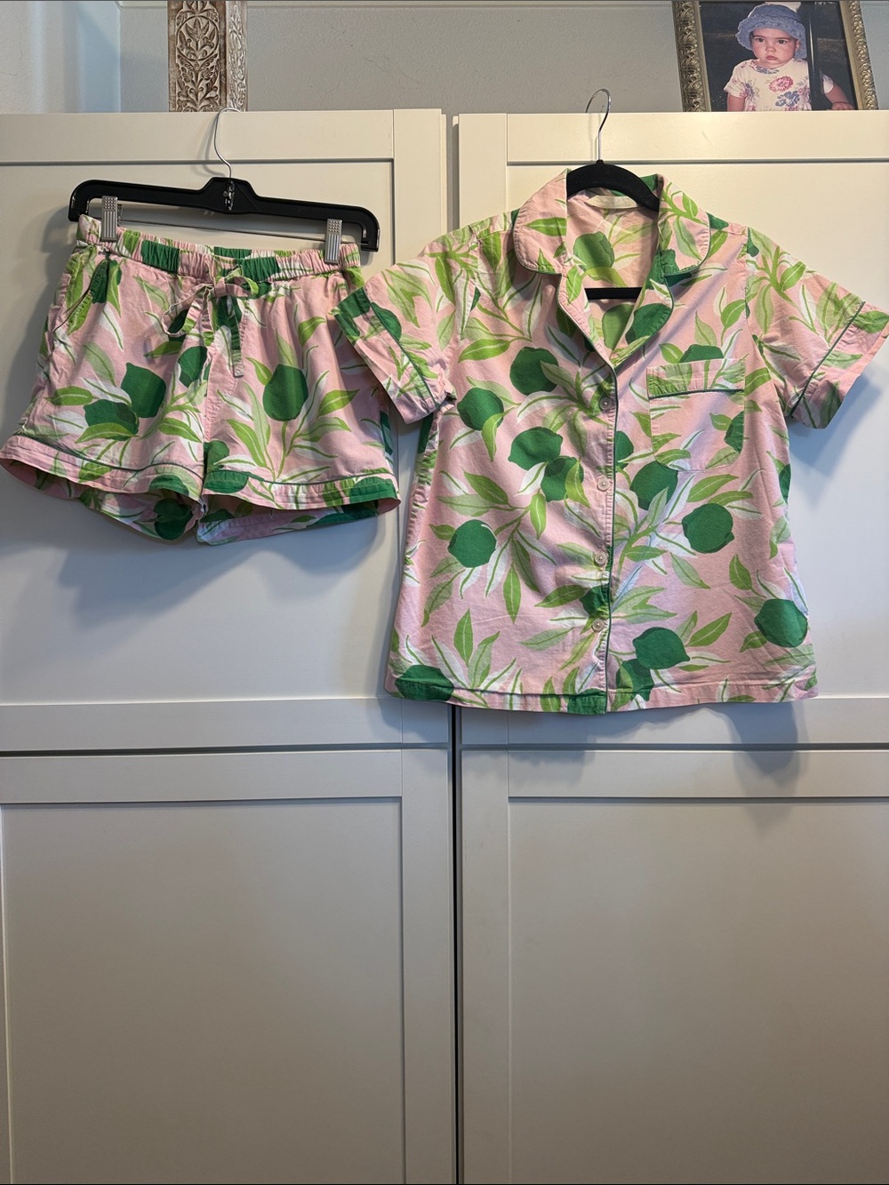 Printfresh Floral Matching Set in Pink & Green